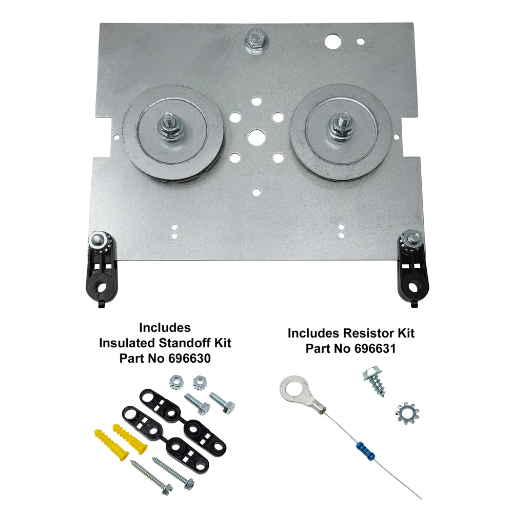696642 - Power Forged 80 Amp Heavy-Duty Rectifier Positive Base with Standoff Kit, Direct Replacement for Associated Eqpt 610122