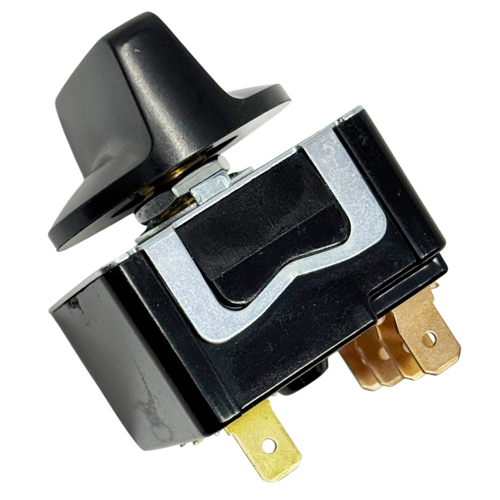 697012 - Power Forged Battery Charger Switch Kit - 5 Position Replacement Switch with Panel Nut Mount fits Various Battery Chargers