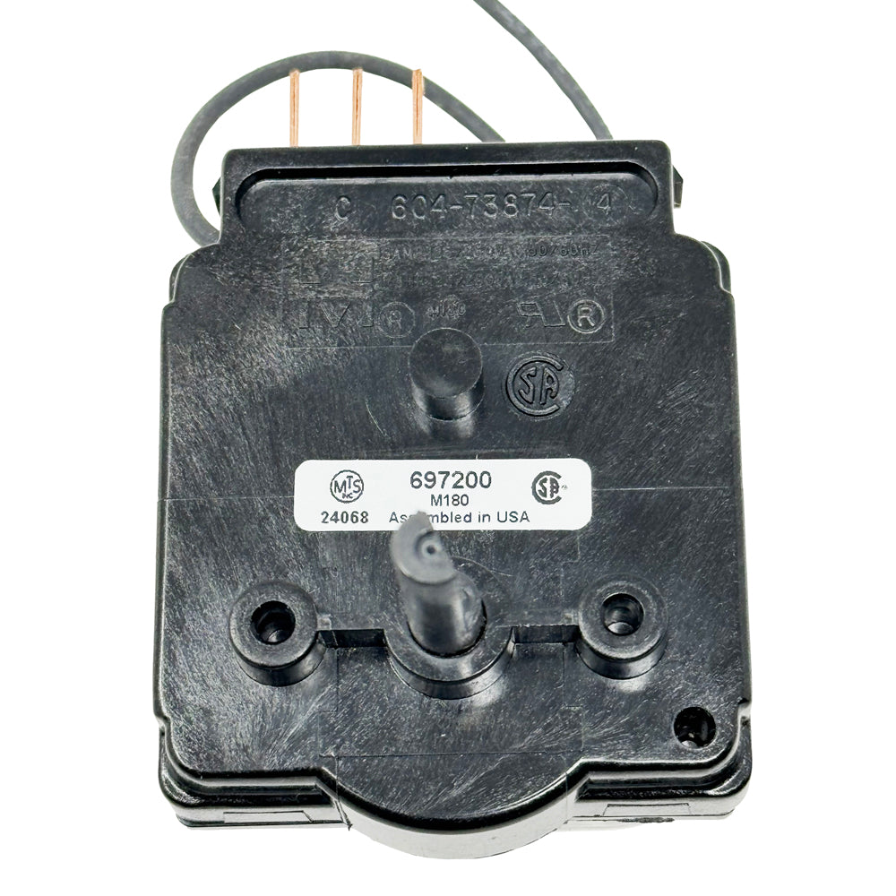 697200 - Timer ONLY, NO knob - 120 Min Electromechanical, Screw Mount, Exact OEM replacement for Associated 611245 (045-0026)