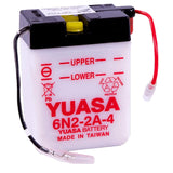 6N2-2A-4 Conv 6V MC Battery, Dry Charged, 2 AH, M2620B