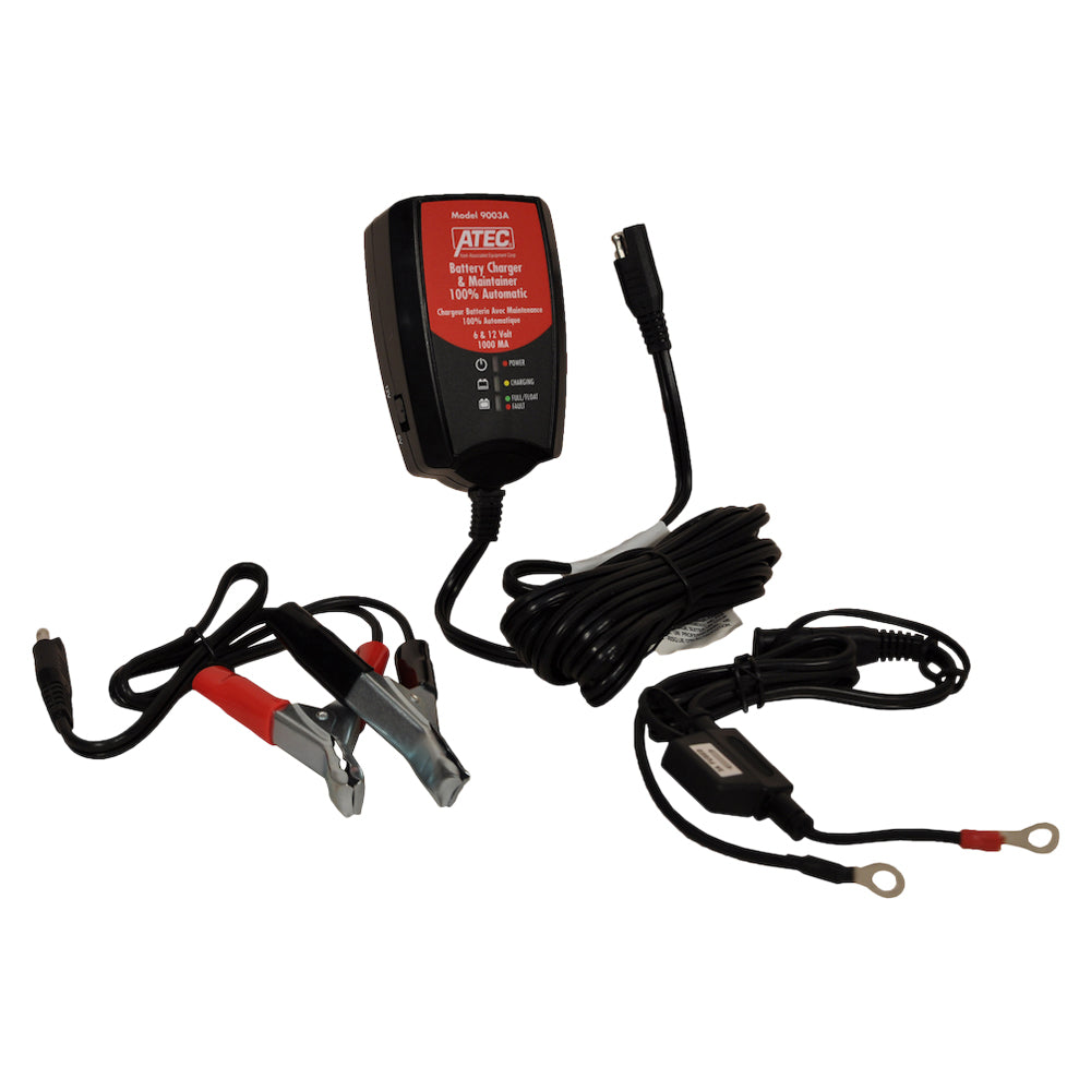 Associated ATEC 9003A Automatic 6/12 Volt 1 Amp Battery Charger/Maintainer