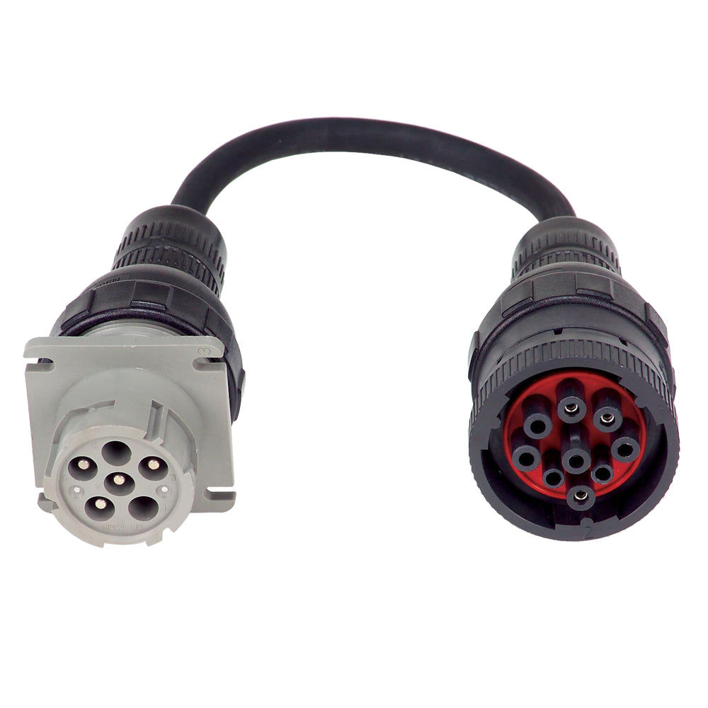 AutoMeter AC-25 Adapter for Connecting the AC-26 (6-pin) to HD Vehicles that have 9-pins