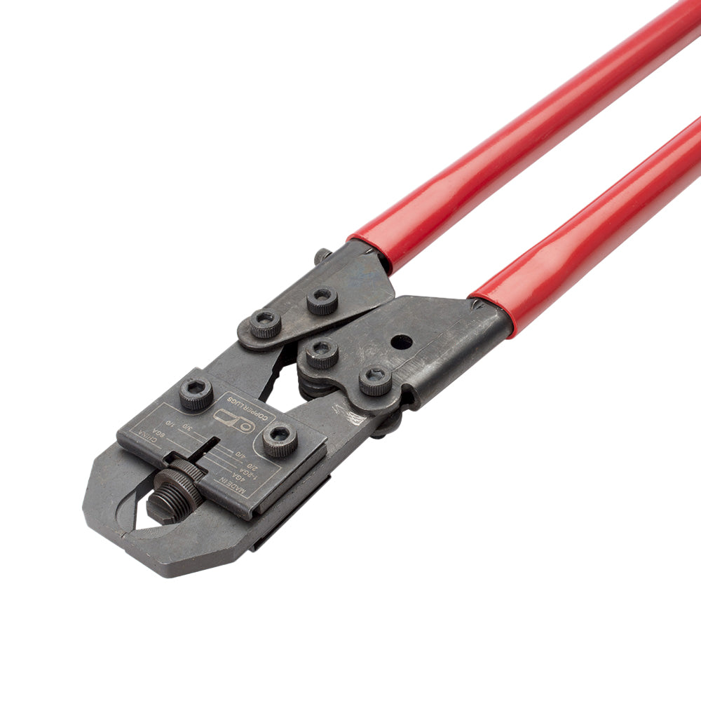 B795 - Heavy-Duty Adjustable Long-Handle Crimpers - 6ga to 4/0