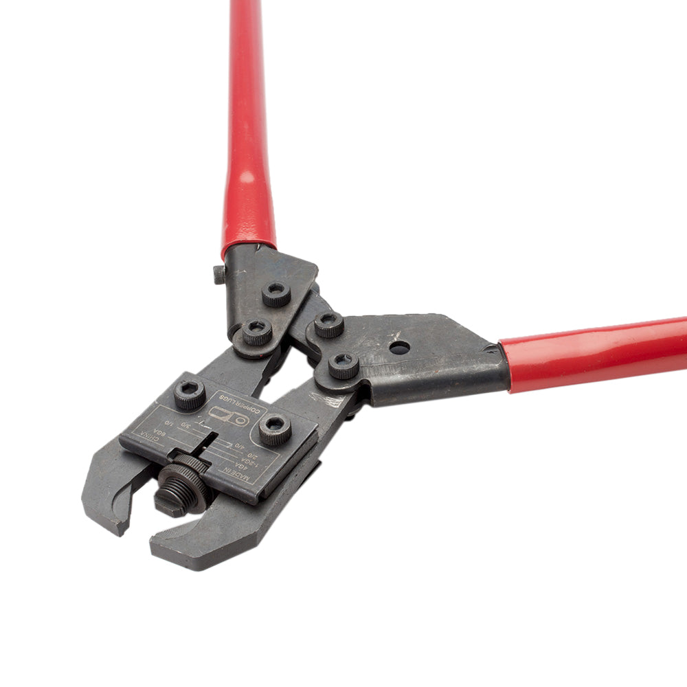 B795 - Heavy-Duty Adjustable Long-Handle Crimpers - 6ga to 4/0