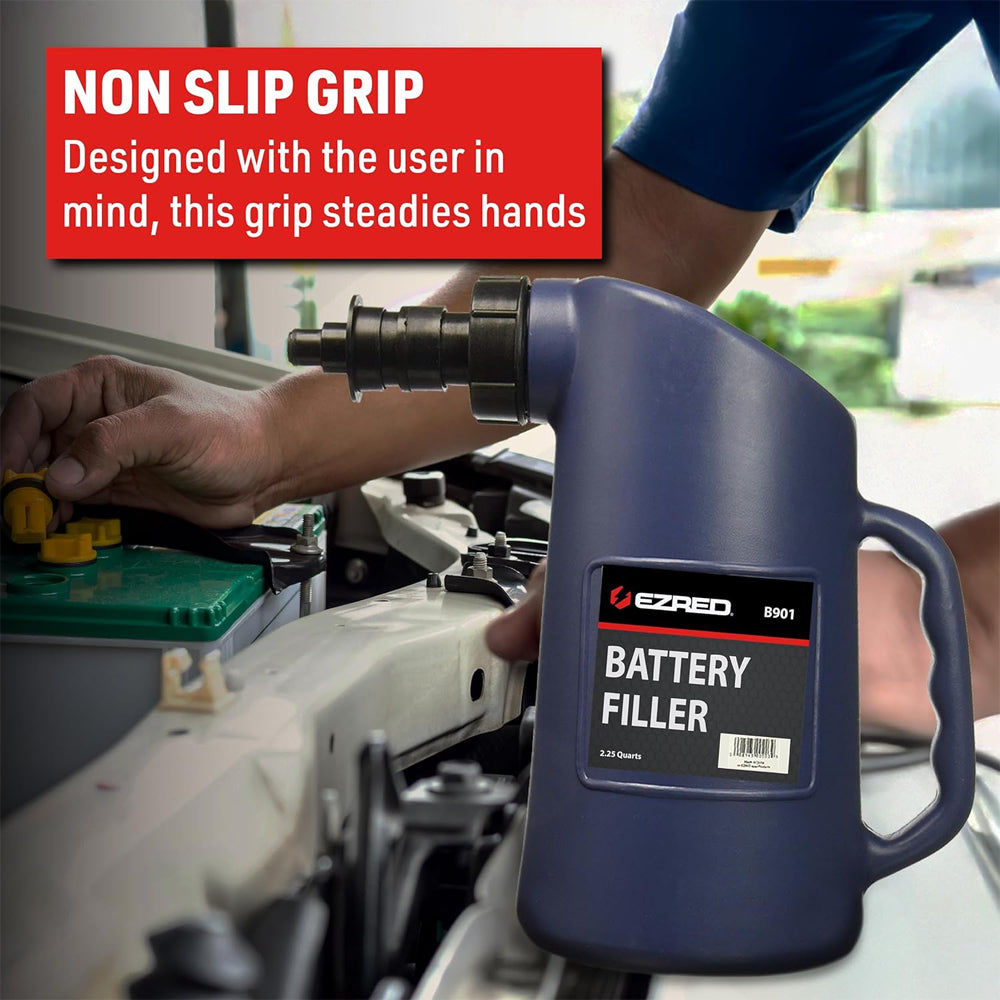 B901 - 2.25 Quart Battery Filler with Spring-Loaded Nozzle