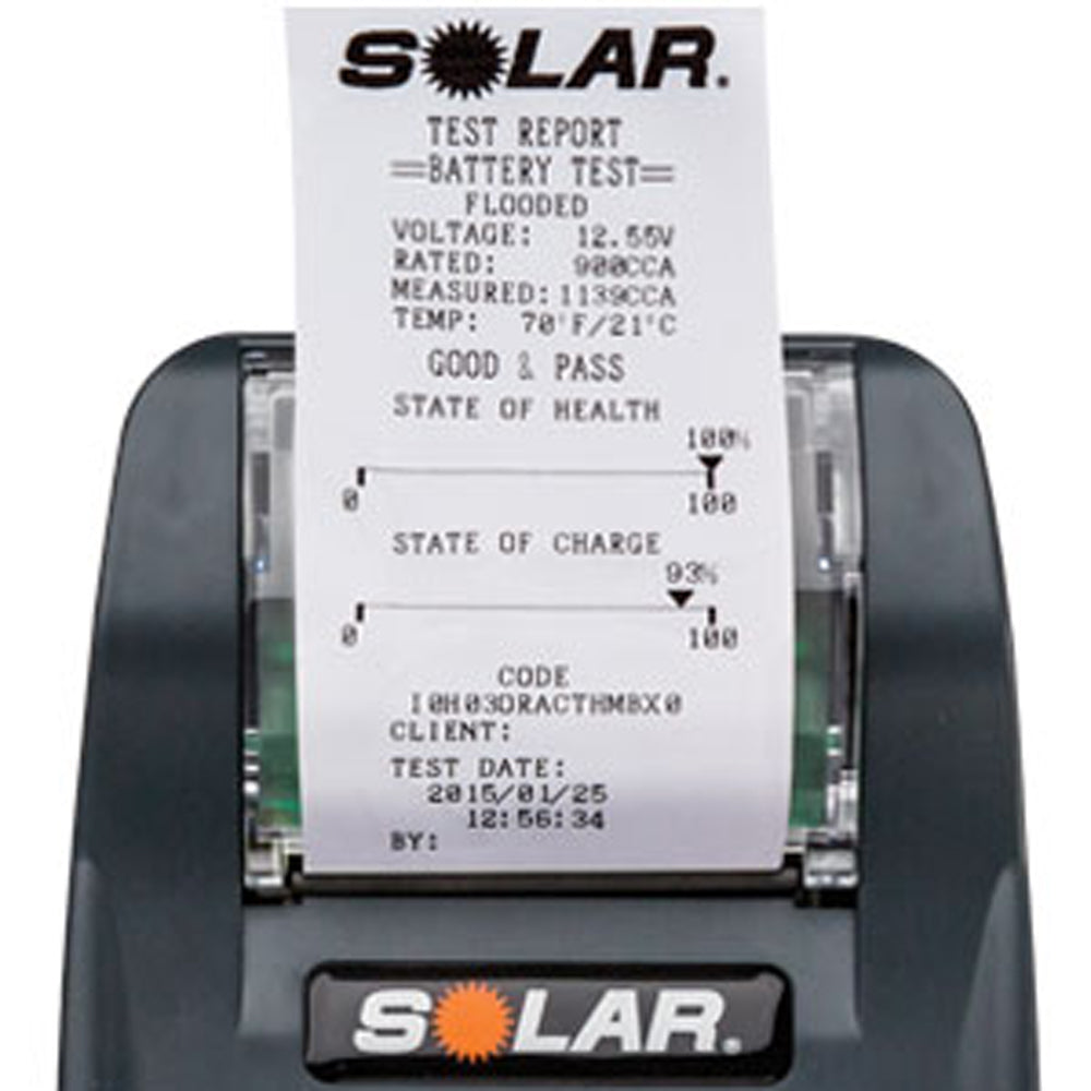 Solar BA327 Digital Battery And System Tester With Printer