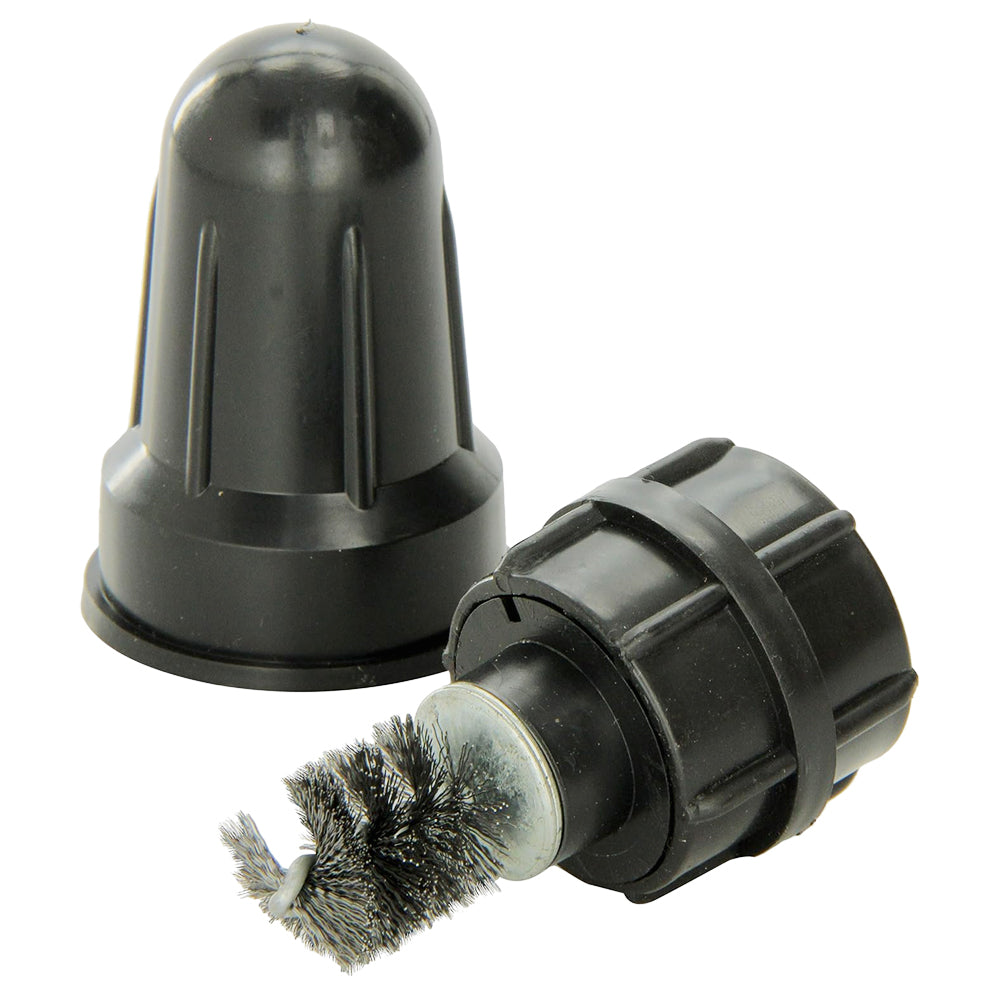 BK501 - Top Post Wire Brush Terminal Cleaner, Black Plastic