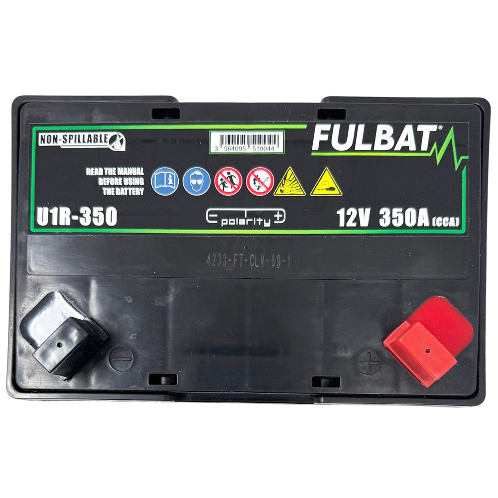 FULBAT U1R-350AGM, 12V, 350 CCA AGM Lawn & Garden Starter Battery