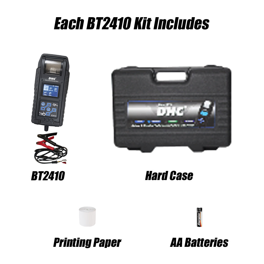 DHC BT2410 - Professional Battery & Electrical System Tester w/ Printer