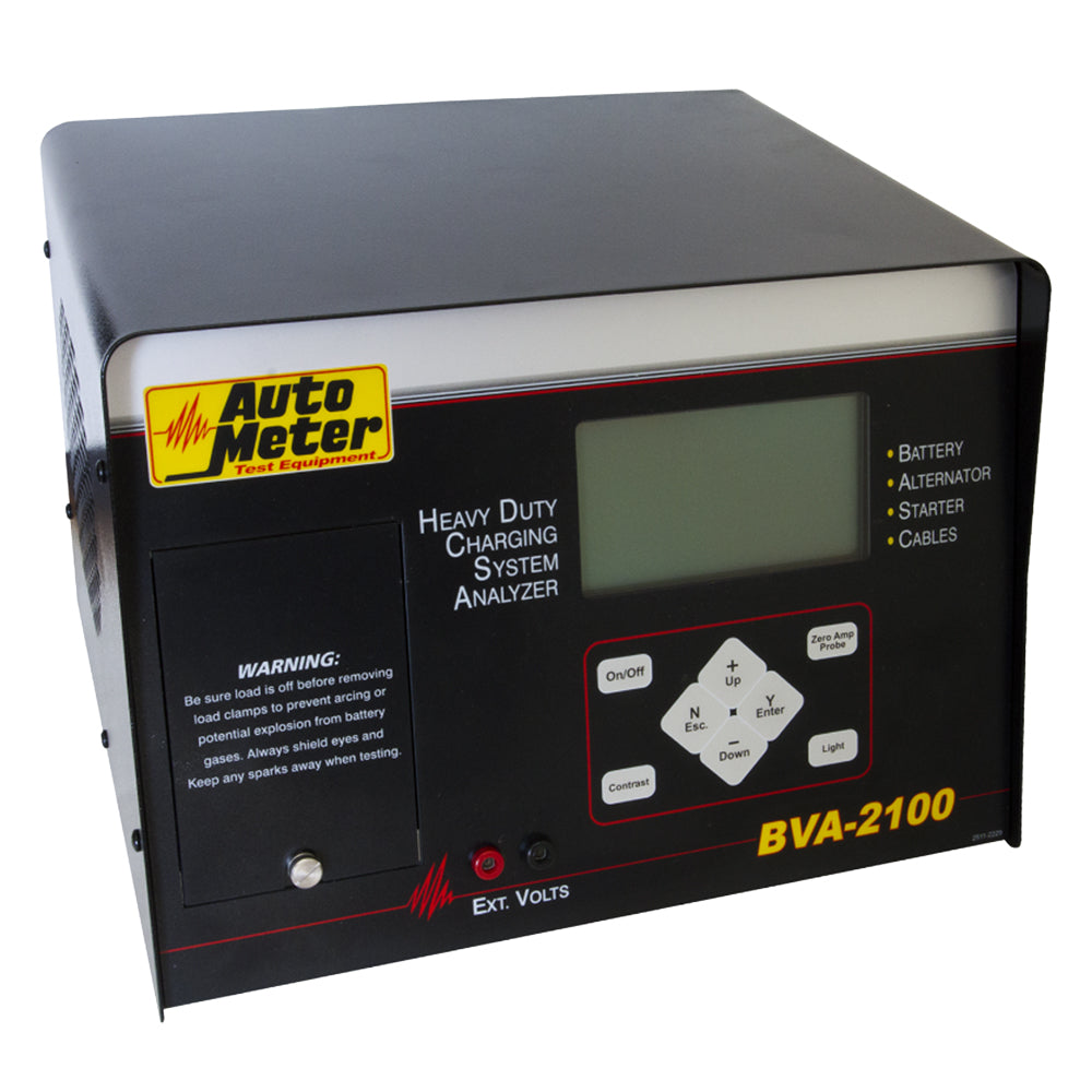 AutoMeter BVA-2100 Heavy Duty Automated System Analyzer - Upgraded to 500A