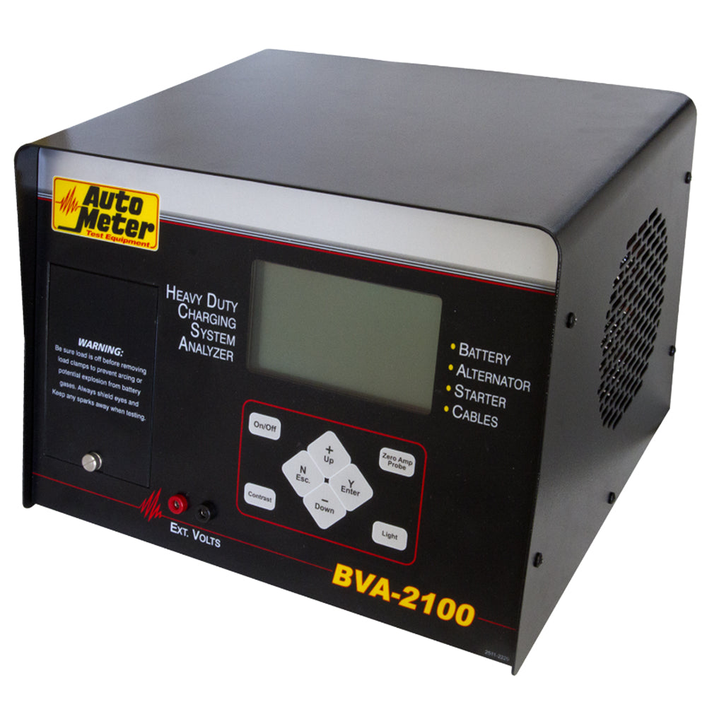 AutoMeter BVA-2100 Heavy Duty Automated System Analyzer - Upgraded to 500A