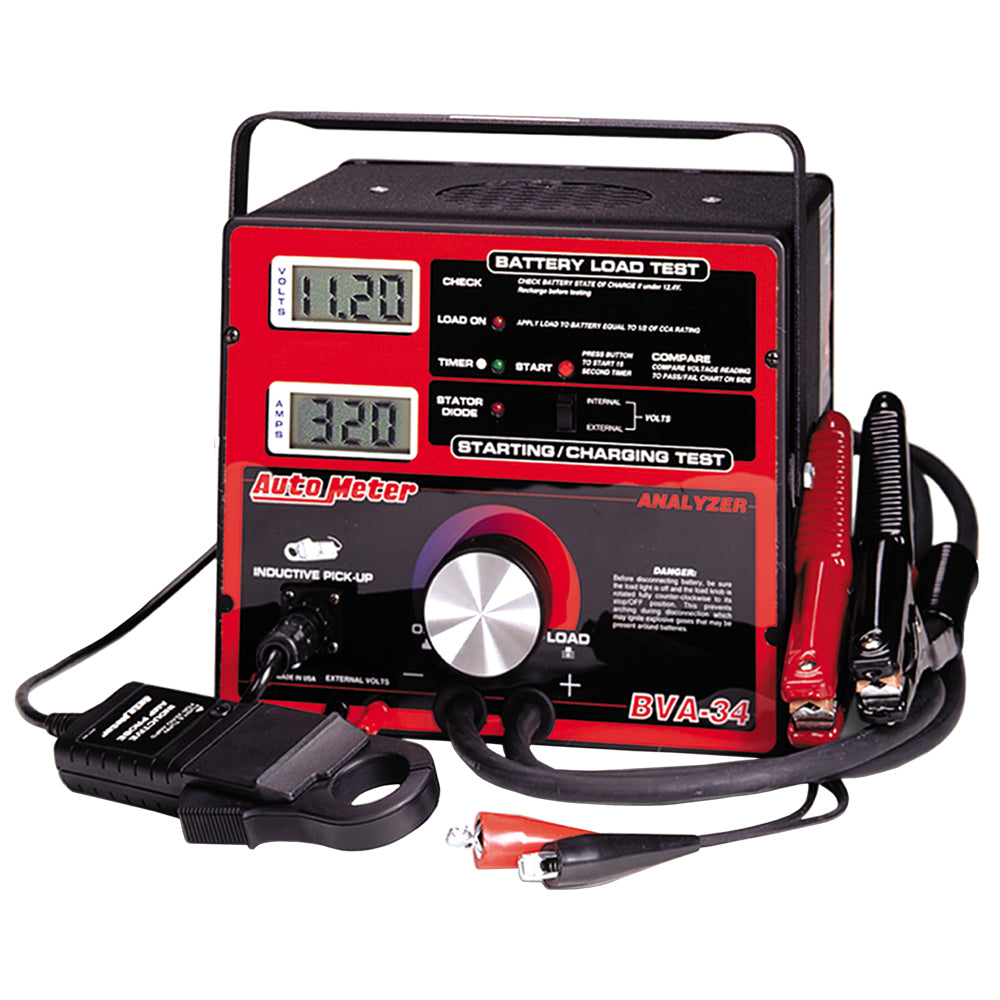 AutoMeter BVA-34 Heavy-Duty 800 Amp Variable Load Battery/Electrical System Tester