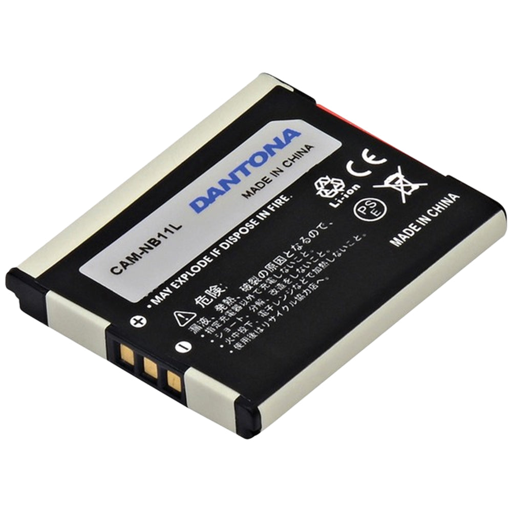 CAM-NB11L - Dantona Digital Camera Battery - Replacement for Canon NB-11L, 3.7V, 600mAh Li-Po
