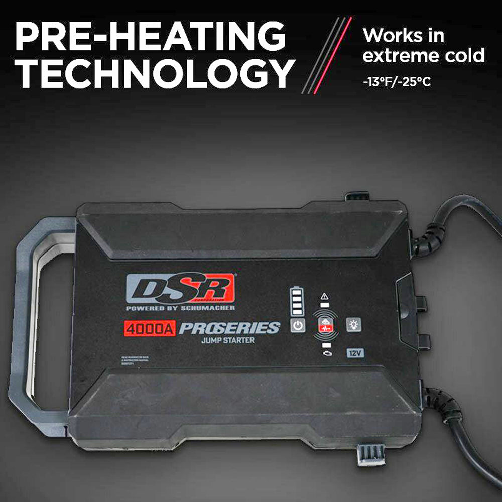 Schumacher DSR164 - 12V 4000A Lithium Ion Jump Starter