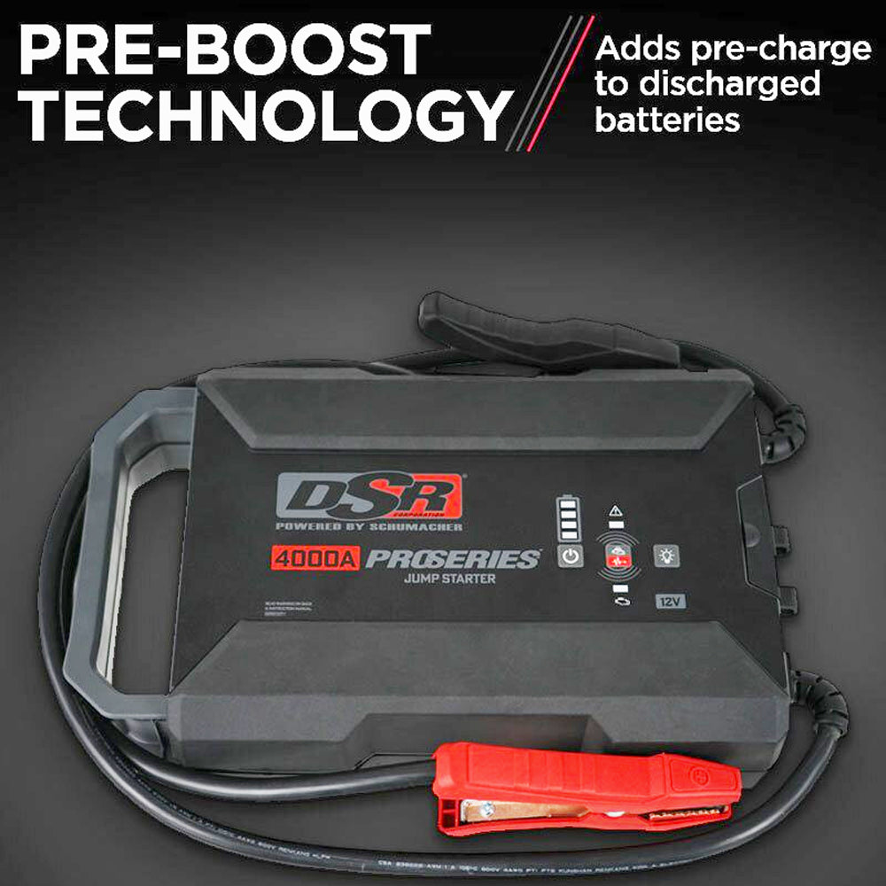 Schumacher DSR164 - 12V 4000A Lithium Ion Jump Starter