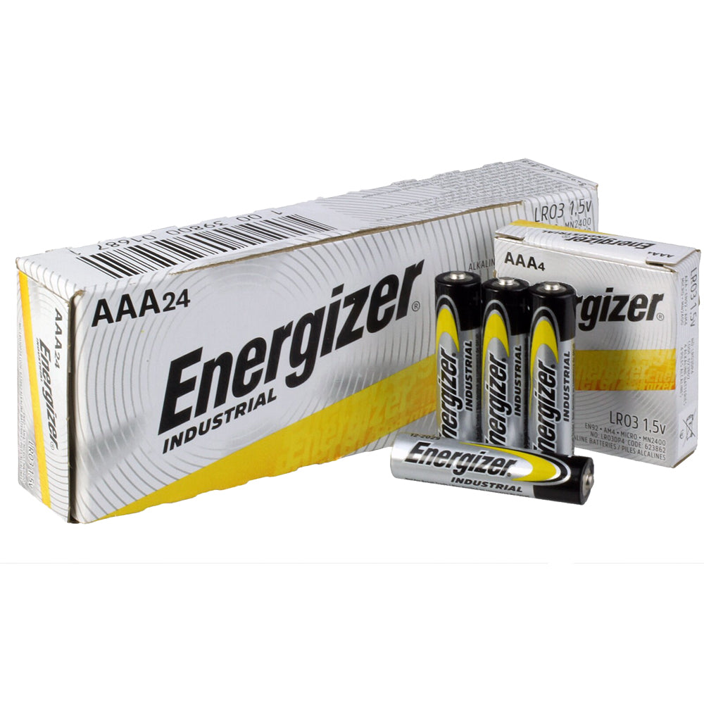 Energizer® EN92 Industrial AAA Alkaline Battery - Carton of 24