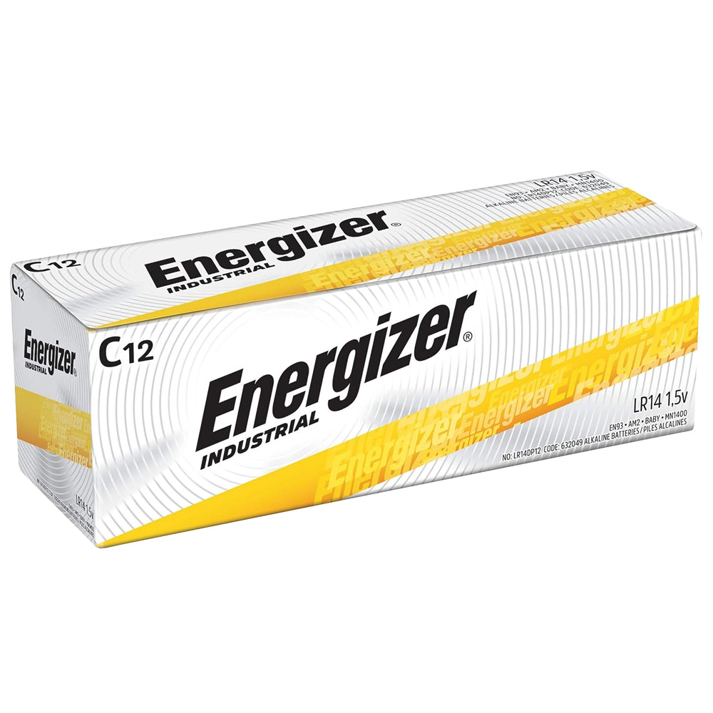 Energizer® EN93 Industrial C Alkaline Battery - Carton of 12