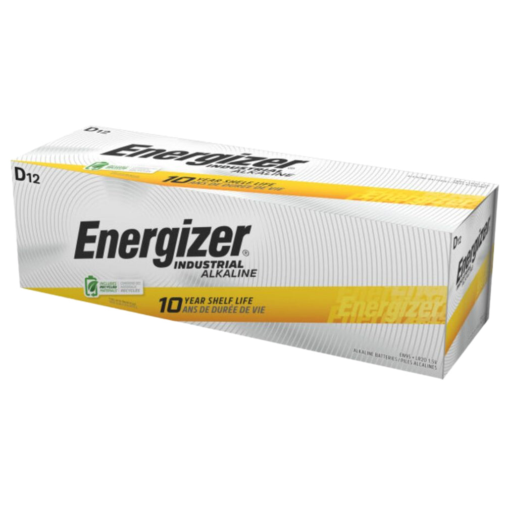 Energizer® EN95 Industrial D Alkaline Battery - Carton of 12