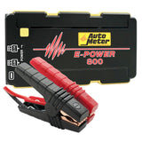 AutoMeter EP-800 Jump Starter, Emergency Battery Pack, 14.8V, 800A Peak, 1800 mAh