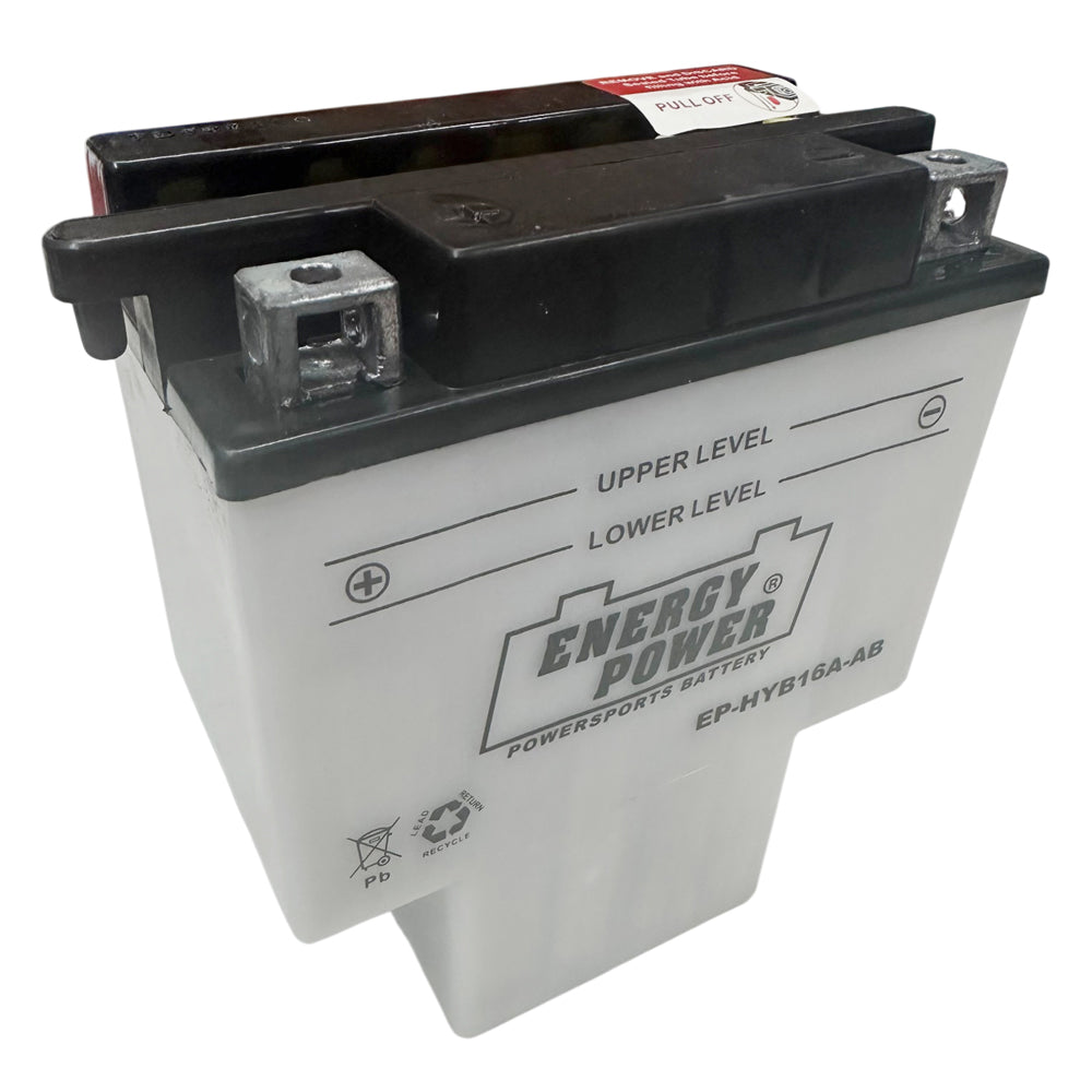 Energy Power HYB16A-AB  - High Perf Conv 12V MC Battery, Dry Charged 16 AH, M32H6B