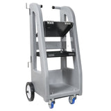 AutoMeter ES-11 Deluxe Heavy-Duty Equipment Cart with Front Casters and Bottom Compartment