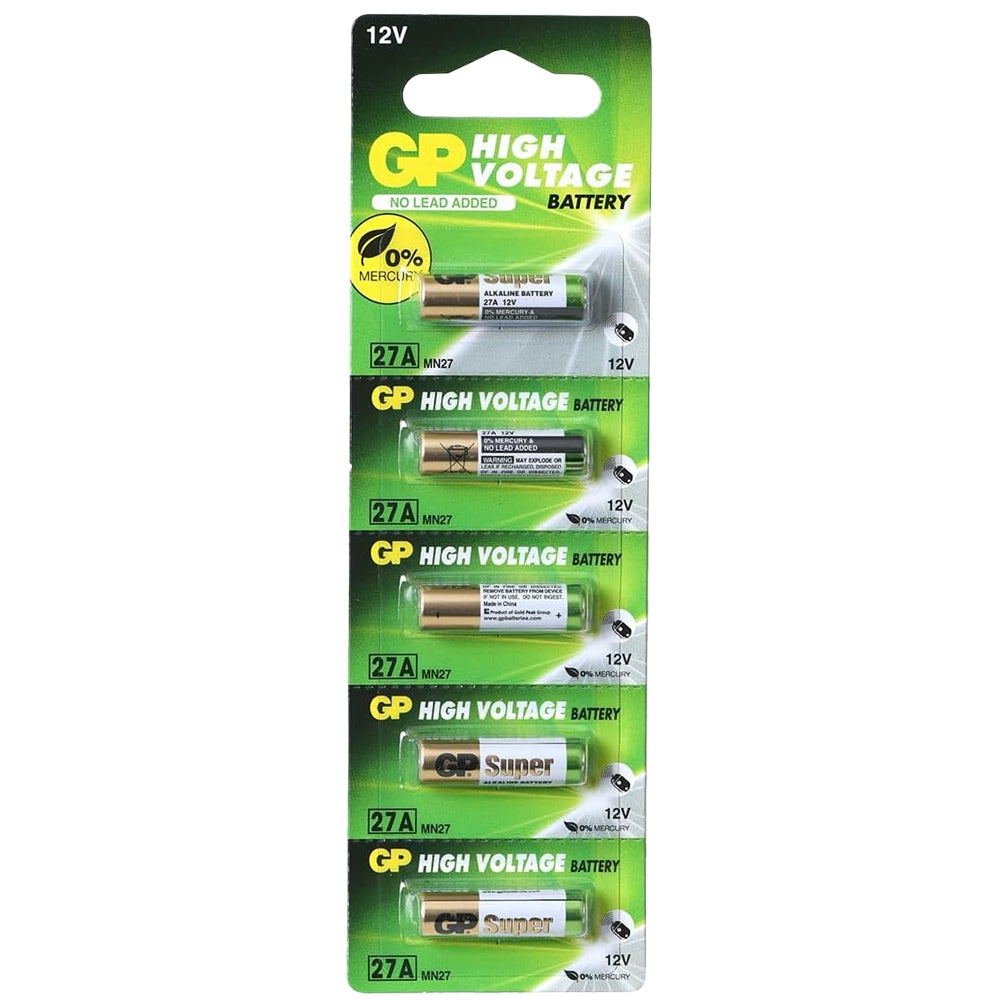 GP-27A - GP 27A High-Voltage Alkaline 12V Specialty Battery