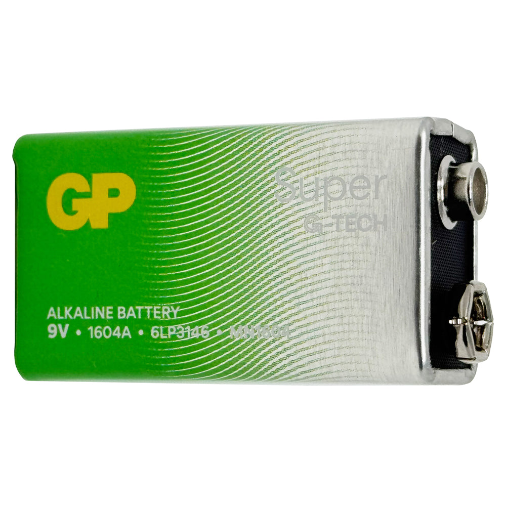 GP-9VS - GP Super 9V Alkaline Batteries