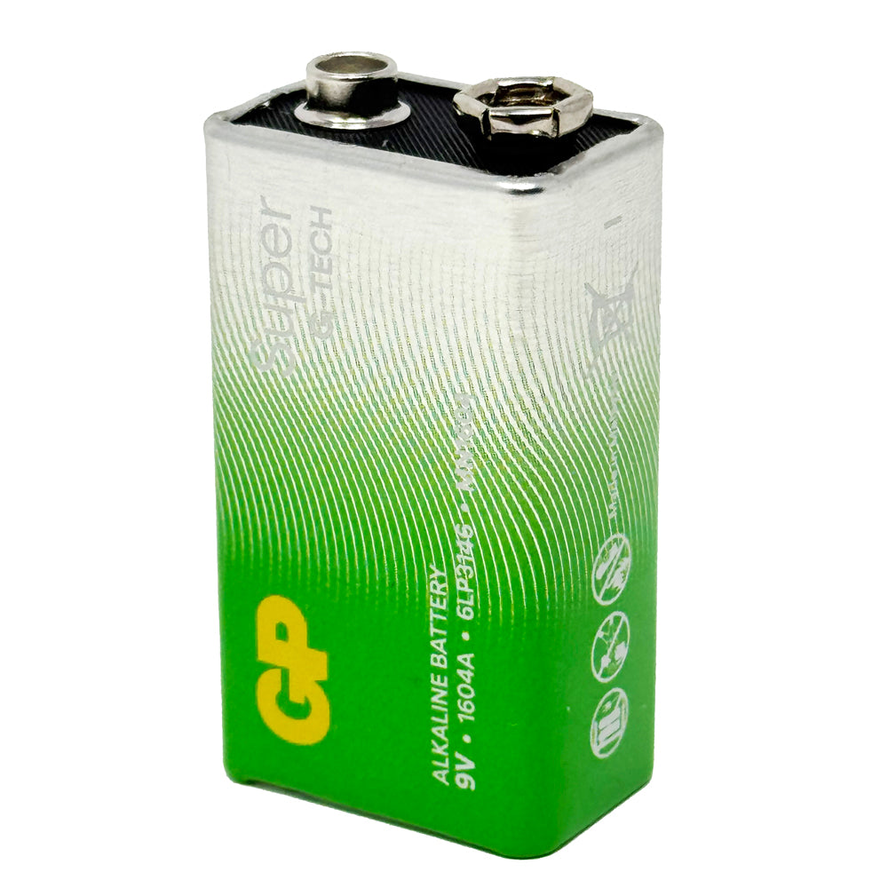 GP-9VS - GP Super 9V Alkaline Batteries