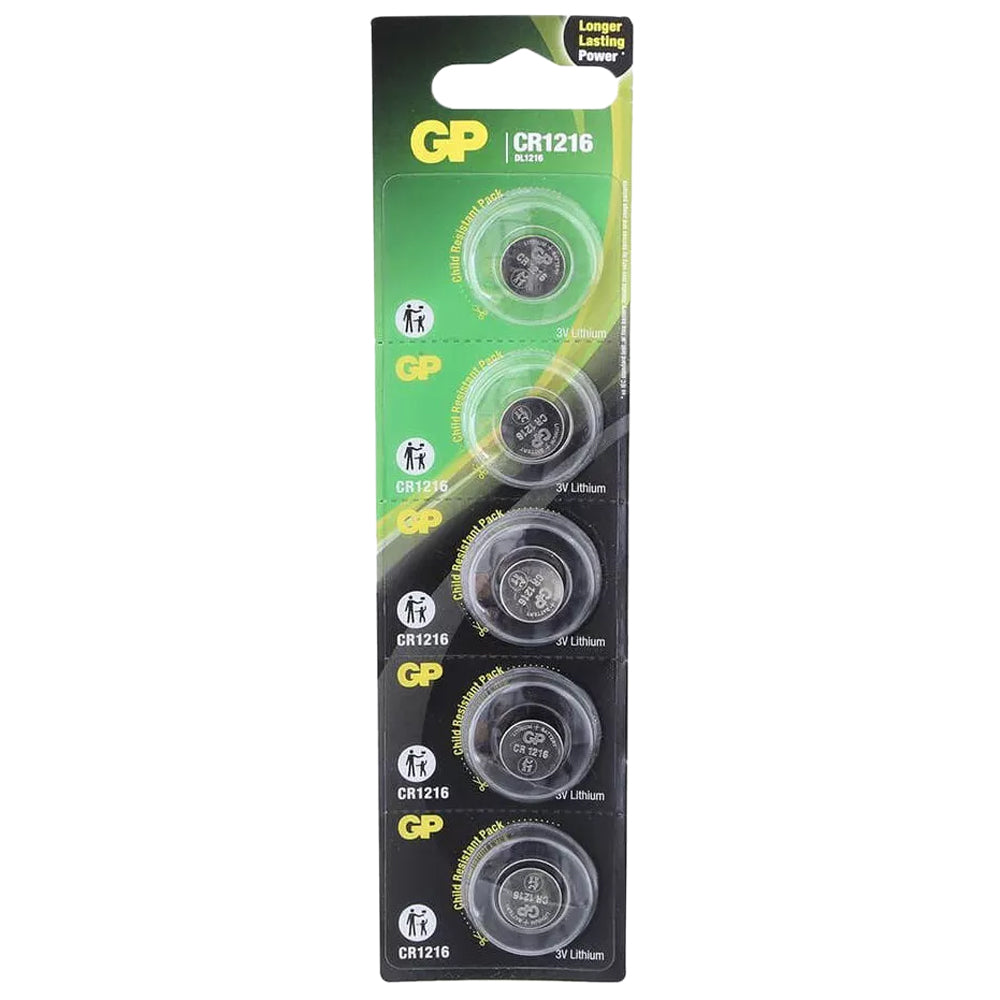 GP-CR1216 - GP 1216 Lithium Coin Cell, 3V