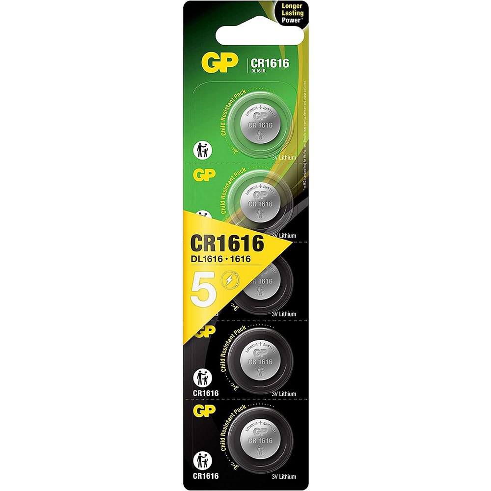 GP-CR1616 - GP 1616 Lithium Coin Cell, 3V