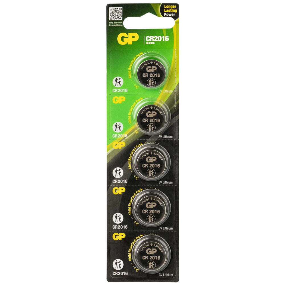 GP-CR2016 - GP 2016 Lithium Coin Cell, 3V