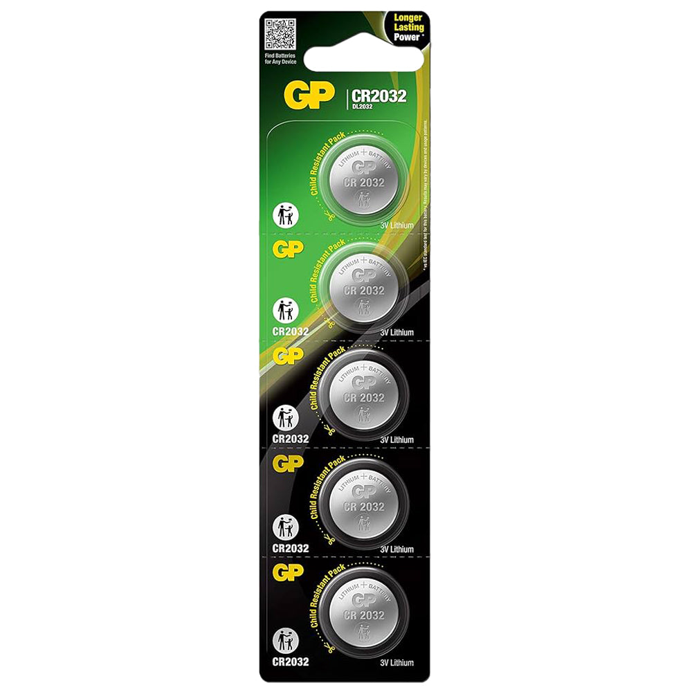 GP-CR2032 - GP 2032 Lithium Coin Cell, 3V