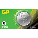 GP-CR2450 - GP 2450 Lithium Coin Cell, 3V