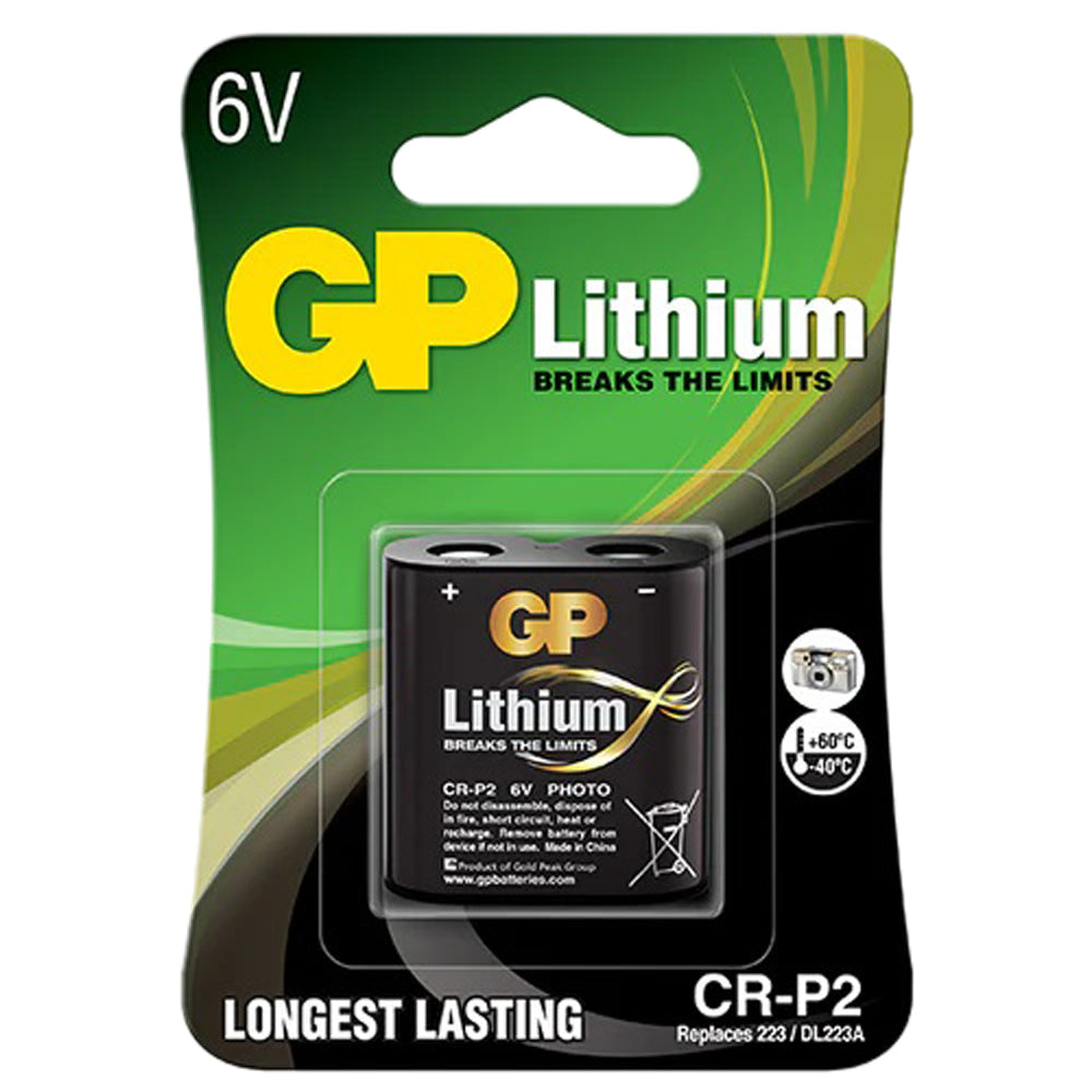 GP-CRP2 - GP CRP2 (223) Lithium 6V Photo Battery