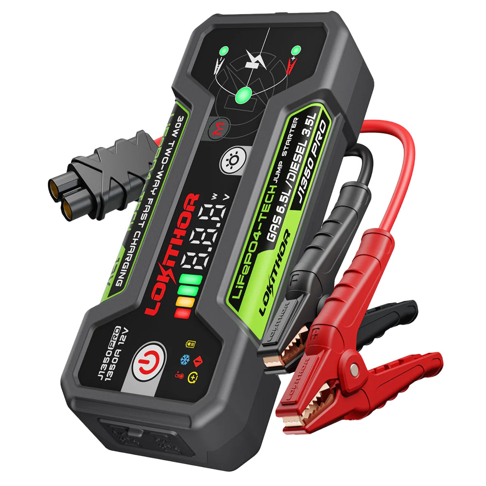 Lokithor J1350PRO - 12V, 1350A LiFePO4 Jump Starter with ConnectMax Technology
