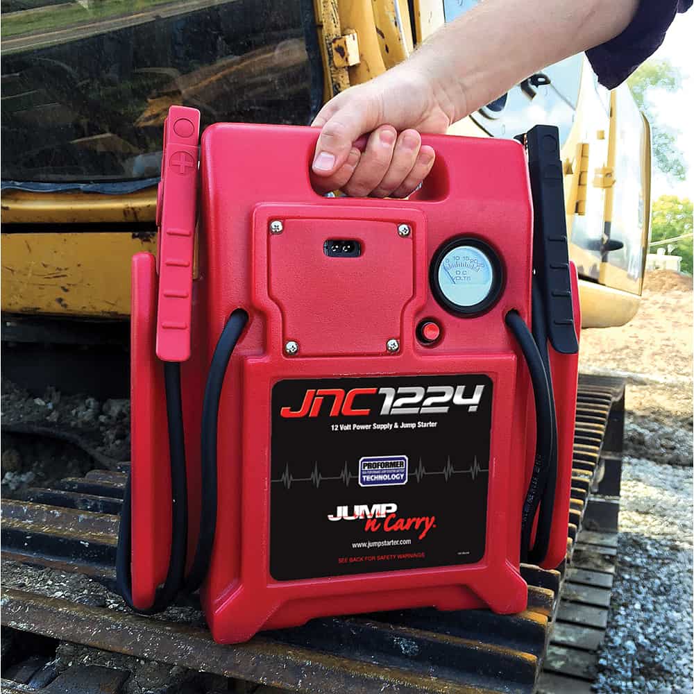 Jump-N-Carry JNC1224 Jump Starter, 3400/1700 Peak Amp, 12/24V