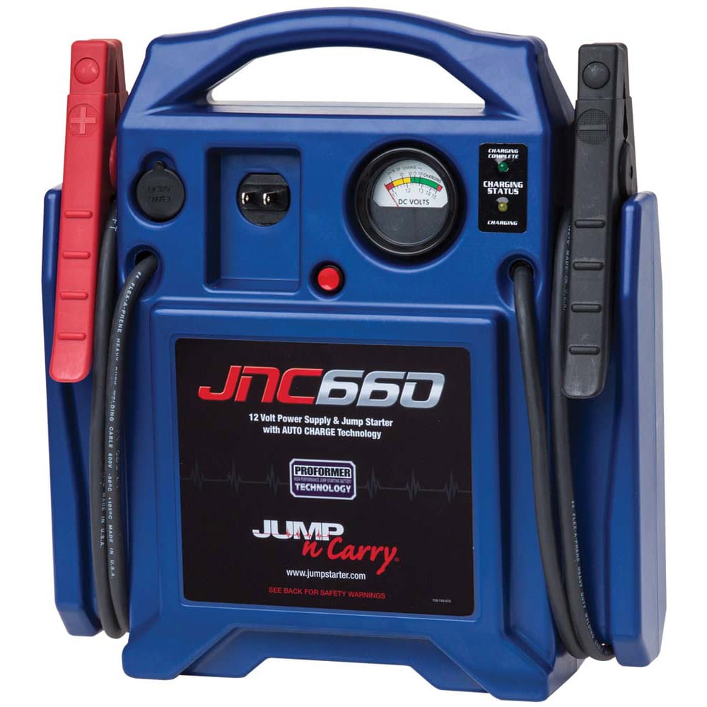 Jump-N-Carry JNC660 Jump Starter, 1700 Peak Amp, 12 Volt