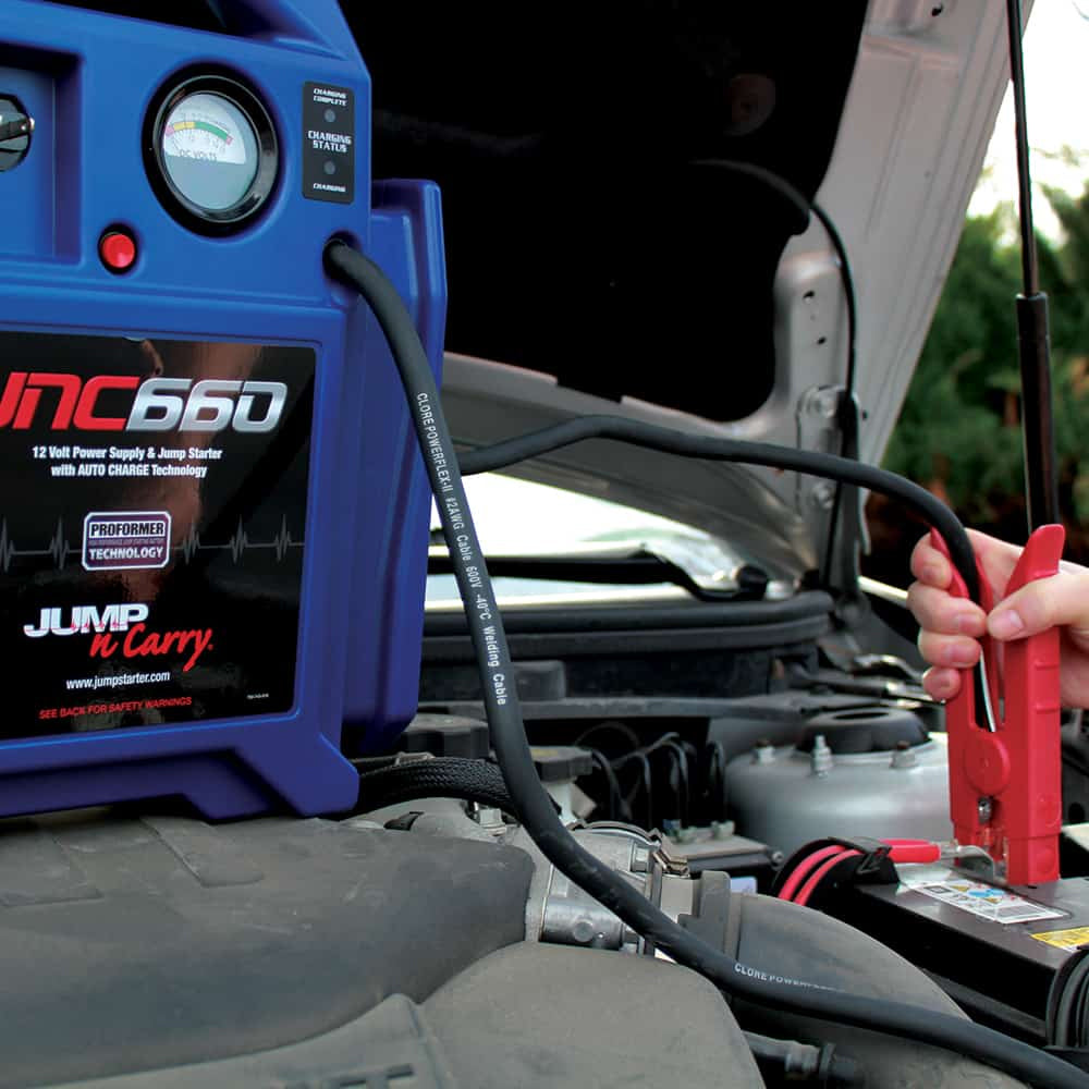 Portable JNC660 Battery Booster Pack Charger Power Jump Starter Box Heavy  Duty!