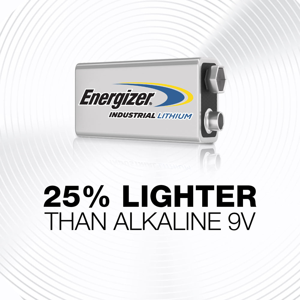 Energizer® LN522 Industrial Lithium 9V Battery - each