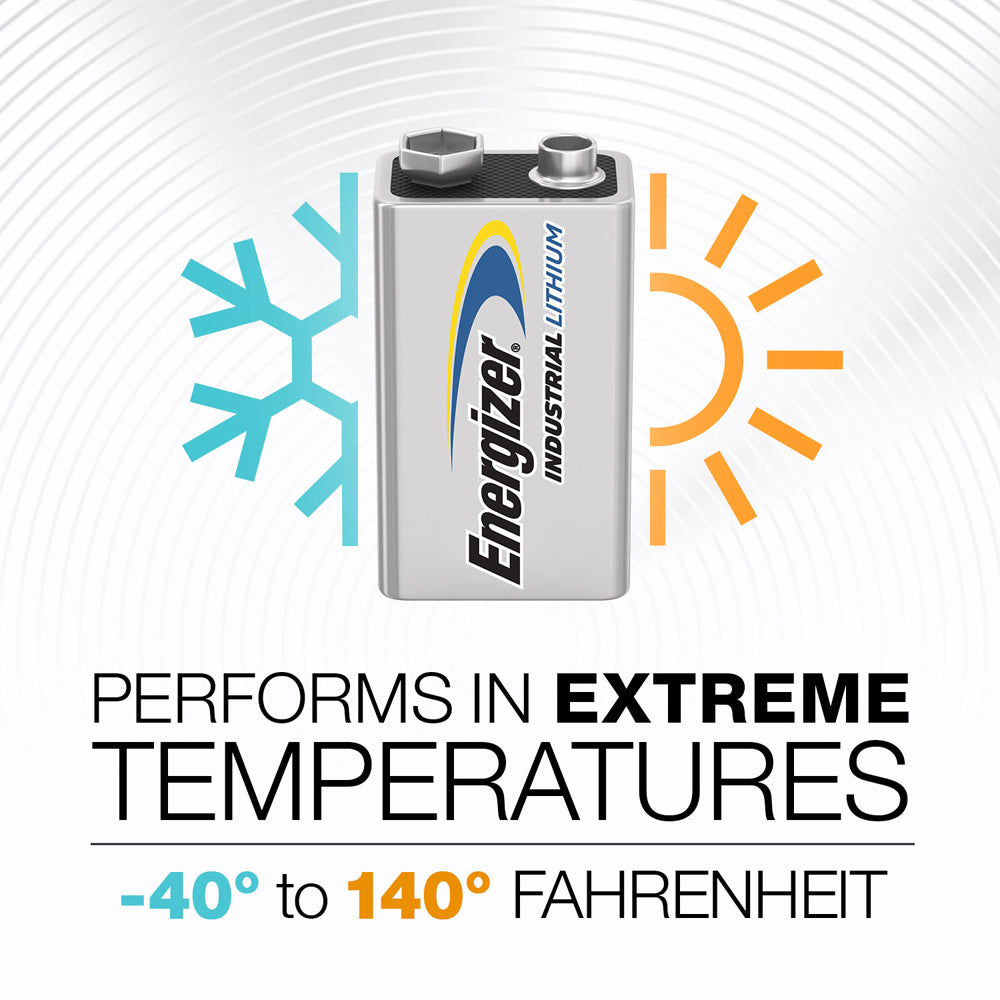 Energizer® LN522 Industrial Lithium 9V Battery - each