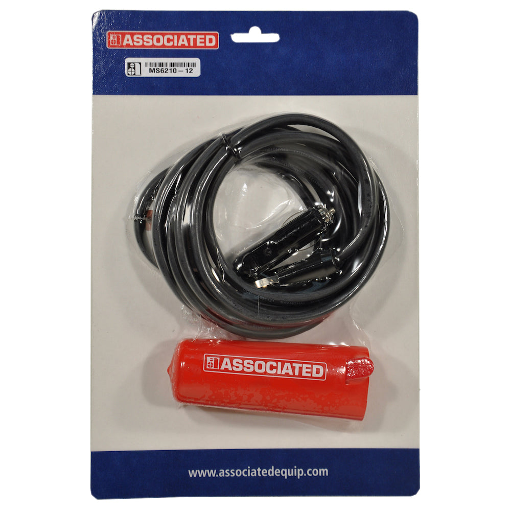 Associated MS6210-12 Male-Male Cigarette Plug Automotive Memory Saver Cable - 12 ft Straight