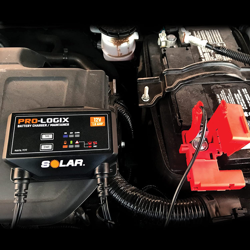 Solar PL2112 1.0 Amp 12V Intelligent Battery Charger / Maintainer