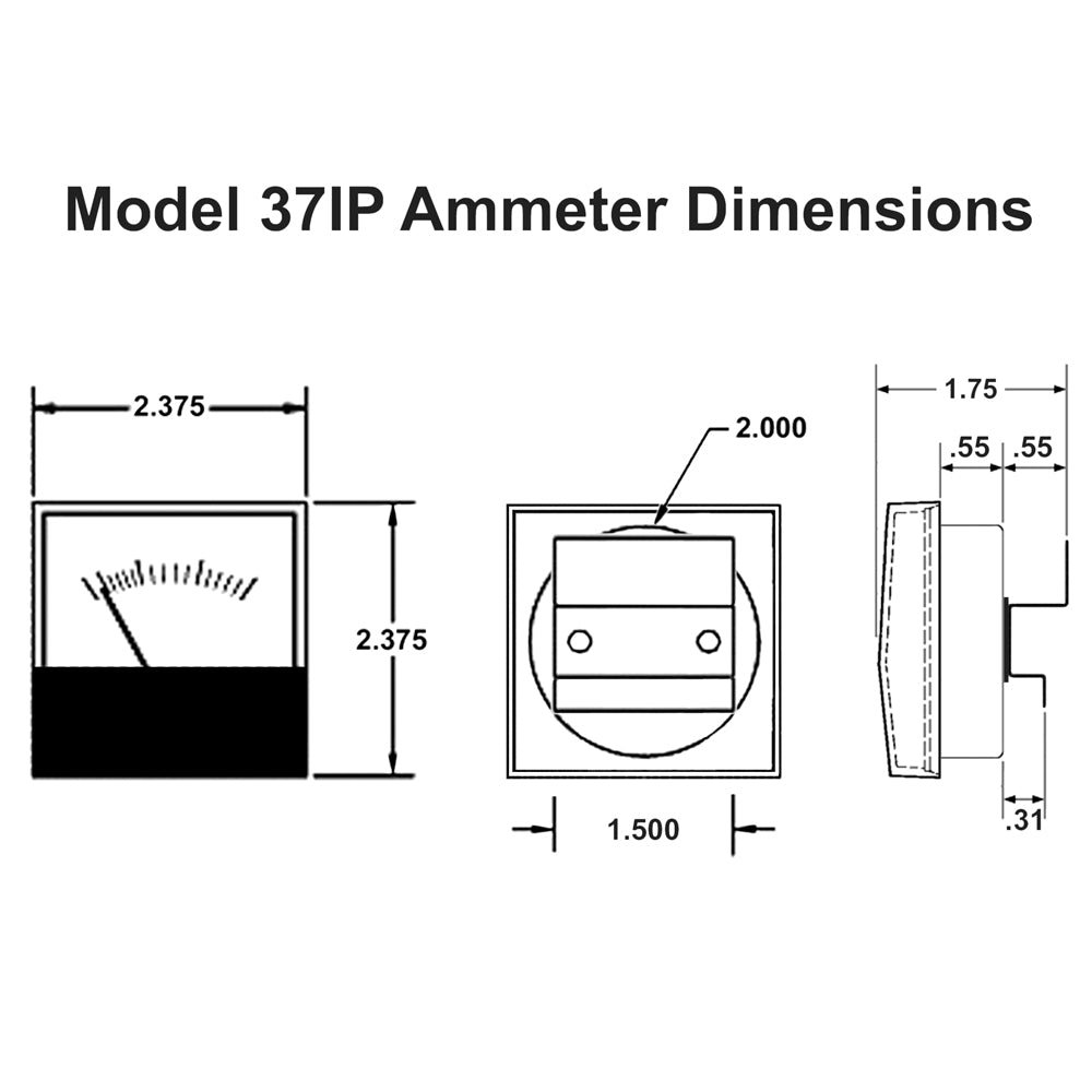 PR37IP-600 - Inductive Diagnostic Amp Meter with 100A / 600A Scales, Hand-Held