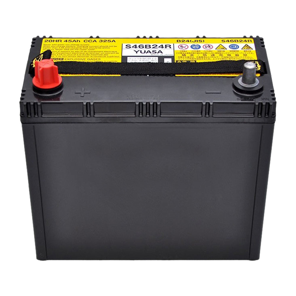 Yuasa S46B24R AGM/VRLA 12V Auxiliary Battery - Prius — PLP