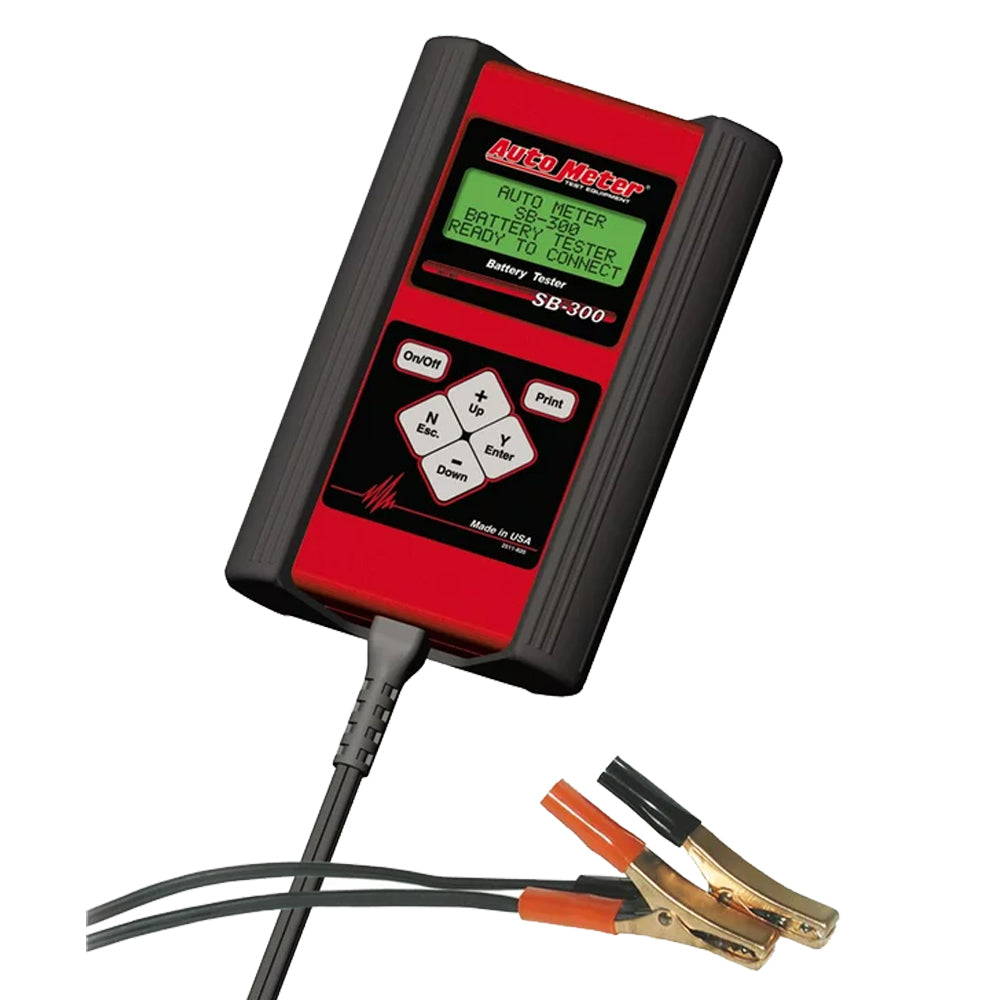 AutoMeter SB-300 Technician Grade Intelligent Hand-Held 6V/12V Battery Tester