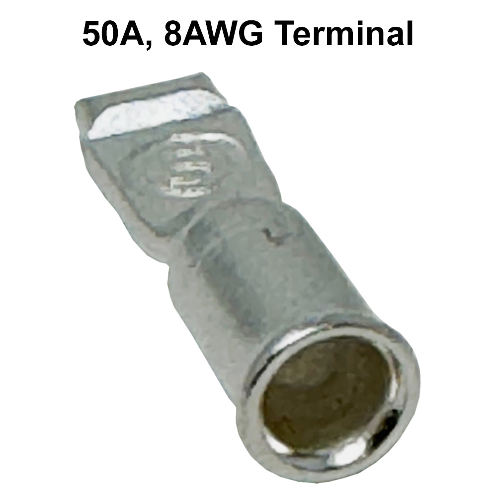 SED® 50A Contact Terminal for Industrial Connectors, Multiple Wire Sizes - Compatible with Anderson SB50 Connectors