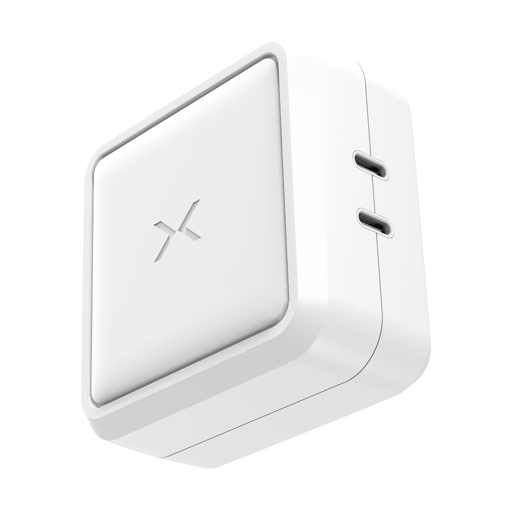 NOCO X100W - 100W 2-Port USB-C Charger with GaN Fast Charging - White