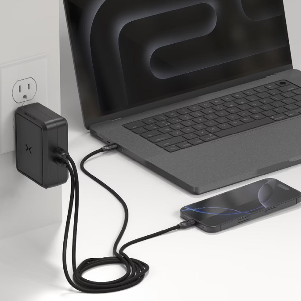 NOCO X140B - 140W 2-Port USB-C Charger with GaN Fast Charging - Black