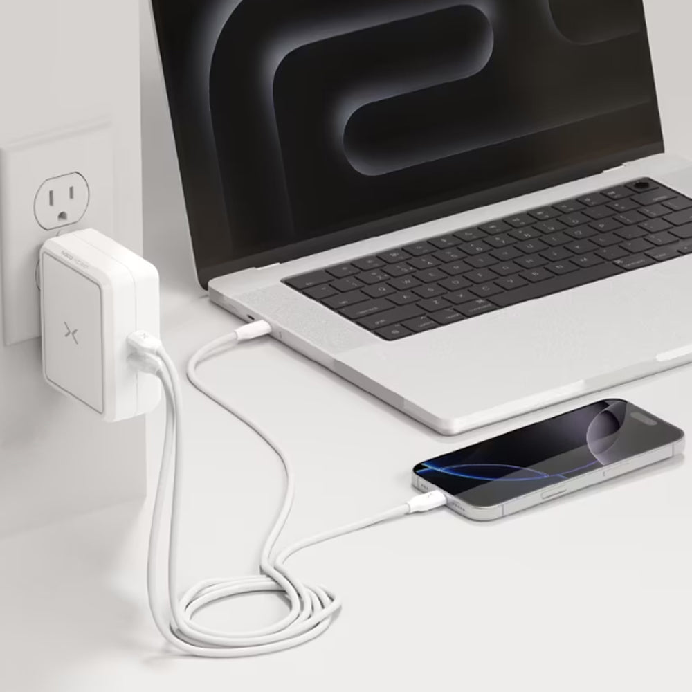NOCO X140W - 140W 2-Port USB-C Charger with GaN Fast Charging - White