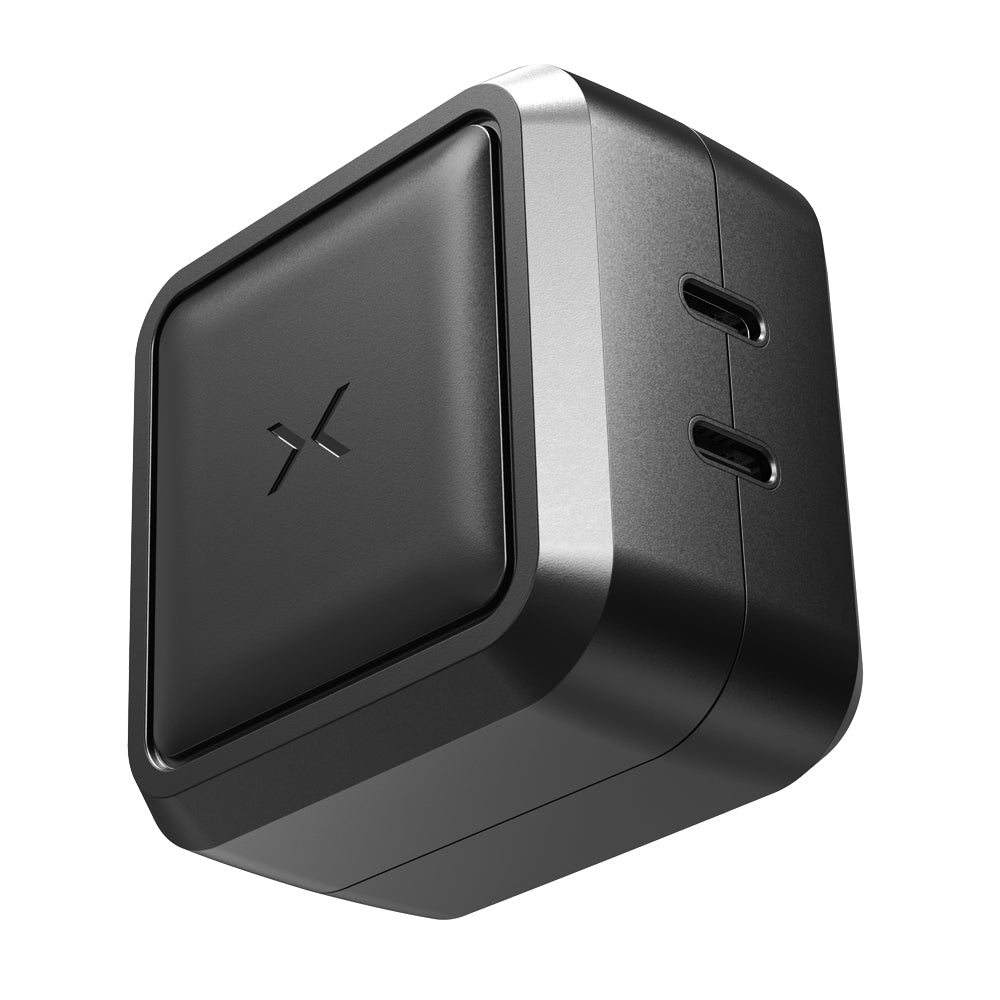 NOCO X65B - 65W 2-Port USB-C Charger with GaN Fast Charging - Black
